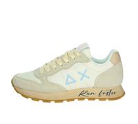 SUN68 Z35105 Sneakers Con Lacci In Tessuto/camoscio Uomo BIANCO PANNA 40