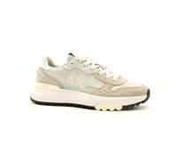SUN68 Z35121 Sneakers Con Lacci In Tessuto/camoscio Uomo GRIGIO CHIARO 40