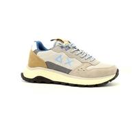 SUN68 Z35130 Sneakers Con Lacci In Tessuto/camoscio Uomo GRIGIO CHIARO 44