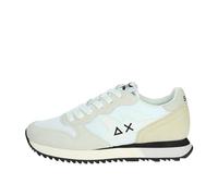SUN68 Z35212 Sneakers Con Lacci In Tessuto/camoscio Da Donna BIANCO 37