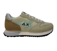 SUN68 Z35212 Sneakers Con Lacci In Tessuto/camoscio Da Donna BIANCO PANNA 38
