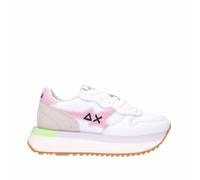 SUN68 Z35215 Sneakers Con Lacci In Tessuto/camoscio Da Donna BIANCO/ROSA 40