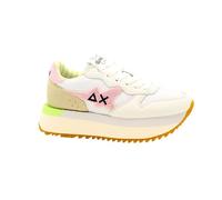 SUN68 Z35215 Sneakers Con Lacci In Tessuto/camoscio Da Donna BIANCO/ROSA 41
