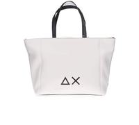 SUN68 Z35252 Bianco Borsa Shopping per Donna in ecopelle (Taglia Unica)