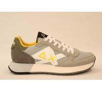 SUN68 Z36115 JAKY 2.0 SOLID ginnastica uomo in pelle e tessuto grigio 06