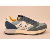 SUN68 Z36115 JAKY 2.0 SOLID ginnastica uomo in pelle e tessuto ottanio chiaro 73