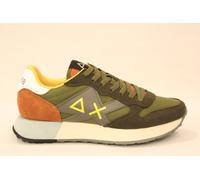 SUN68 Z36115 Jaky Solid Militare Scarpe Sportive per Uomo in camoscio e tessuto