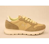 SUN68 Z36201 ALLY SOLID ginnastica donna in pelle e tessuto beige 16