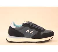 SUN68 Z36201 ALLY SOLID ginnastica donna in pelle e tessuto navy blue 07