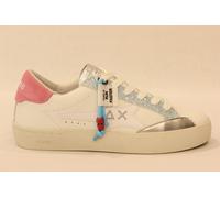 SUN68 Z36242 KATY LEATHER sneakers donna in pelle bianco/azzurro 0105
