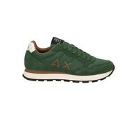 SUN68 Z44101 Sneakers Con Lacci In Tessuto/camoscio Uomo VERDE SCURO 44