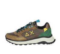 SUN68 Z44128 Sneakers Con Lacci In Tessuto/camoscio Uomo MARRONE 41