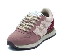 SUN68 Z46208 Ally Winter Rosa Scarpe Sportive per Donna in camoscio e tessuto