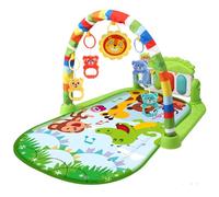 SunaOmni Centro attività per Bambini con Musica e luci, Tappeto da Gioco per Bambini Sicuro e Rimovibile con sonaglio tavola Regolabile per Neonati Piccoli, Senza Batteria, Tappeto da Gioco PE