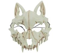 SunaOmni Maschera da Teschio di in Schiuma PU 3D, Morbida Maschera da, realistica in Stile Giapponese, Spaventosa per Adulti e Bambini, da Animale, da Cosplay per Hall