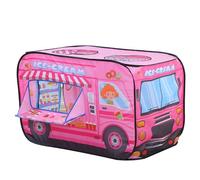 SunaOmni Tenda da Gioco Pieghevole per Bambini, camioncino dei Gelati Traspirante ad Alta densità, Tenda da Gioco 44x30x28, casetta da Portatile per Bambine e Bambini, da a compa