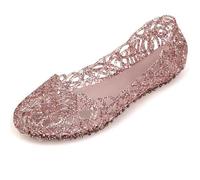 SUNAVY Sandali Donna Estive Mare Platform Sandali Antiscivolo Eleganti Moda Comode Sandalo Plastica Scarpe Donna Tacco Piatte Scarpe Ballerine