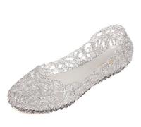 SUNAVY Sandali Donna Estive Mare Platform Sandali Antiscivolo Eleganti Moda Comode Sandalo Plastica Scarpe Donna Tacco Piatte Scarpe Ballerine