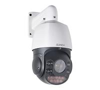 SUNBA Telecamera PTZ da 5MP con monitoraggio automatico PoE+ per esterni, Zoom ottico 25X, telecamera di sicurezza a cupola con zoom ottico 24/7, tour PTZ automatico 24/7 e audio bidirezionale,