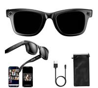SUNBGRPYE Occhiali Intelligenti Ai, Foto/Video, Riconoscimento Fotografico Ai/Domande E Risposte Ai, Chiamate/Musica/Telefonate Bluetooth, Chat Tramite GPT, Occhiali Intelligenti Ai Unisex A