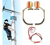 sunbiaouk Ramponi Professionali per Tecnici di Linea | Pedali da arrampicata per sopravvivenza e lavori su pali di telecomunicazione