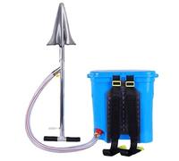 sunbiaouk Spandiconcime per concime granulare - Spandiconcime Manuale a Zaino con Tracolla Regolabile, per frutteti e Terreni compatti (25 kg)