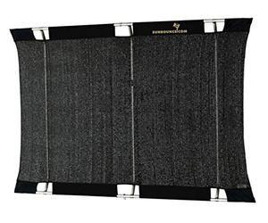 SUNBOUNCE Windkiller Mobil Pro Kit: nero, telaio + schermo, 130 x 190 cm, riduce il flusso d'aria del 75%, nessun vortice d'aria dietro lo schermo