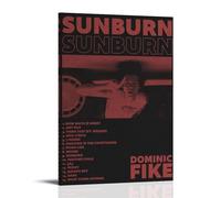 Sunburn by Dominic Fike - Poster artistico su tela, decorazione artistica da parete, decorazione artistica da parete per casa, camera da letto, estetica, pittore, decorazione per soggiorno