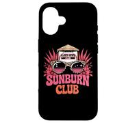 Sunburn Club Tropical Flamingo Paradise Custodia per iPhone 16