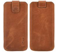 Suncase Custodia In Pelle Slim Case Protezione Etui Per Switel VS700