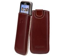 Suncase Custodia In Vera Pelle Slim Case Cover Etui 13 Colori Per Nokia C5-00