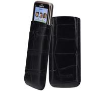 Suncase Custodia In Vera Pelle Slim Case Cover Etui 13 Colori Per Nokia C5-00