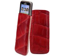 Suncase Custodia In Vera Pelle Slim Case Cover Etui 13 Colori Per Nokia C5-00
