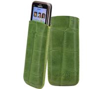 Suncase Custodia In Vera Pelle Slim Case Cover Etui 13 Colori Per Nokia C5-00