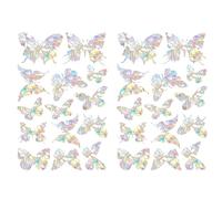 Suncatcher, 28 adesivi per finestre, protezione uccelli, farfalle, adesivi per finestre, adesivi prisma, adesivi per finestre