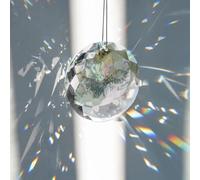 Suncatcher - Acchiappasole in cristallo da appendere al sole, trasparente, per finestre, Sun Catcher arcobaleno, idea regalo elegante per interni esterni, per casa, giardino, decorazione