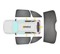 SunClip Privacy & Protezione solare compatibile con Volkswagen T6 Multivan 2015-