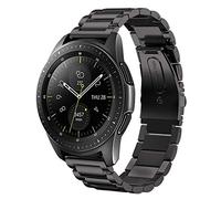 SUNDAREE Compatibile con Cinturino Samsung Galaxy Watch 42MM SM-R810/Watch 3 41MM/Garmin Venu Sq 2/GTS 4 MINI/Huawei Watch GT 3,20MM Nero Uomo Metallo Acciaio Orologio Cinturini Ricambio Band