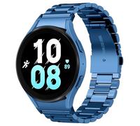 SUNDAREE Compatibile con Cinturino Samsung Galaxy Watch 5 44MM,Blu Uomo Donna No Gap Metallo Acciaio Orologio Cinturini Ricambio per Samsung Galaxy Watch 5 44MM SM-R910/Watch 5 44MM LTE SM-R915