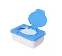 Sundatebe scatola in plastica per salviette umidificate con coperchio, plastica, Blue, taglia unica