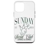 Sunday Club Bowling Strikes & Storie Grafica Custodia per iPhone 12 mini