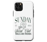 Sunday Club Padel Crew Walls Are Friends Graphic Custodia per iPhone 11 Pro