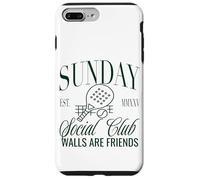 Sunday Club Padel Crew Walls Are Friends Graphic Custodia per iPhone 7 Plus/8 Plus