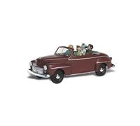 Sunday Drive 1940's Ford Convertible w/Figures N Scale Woodland