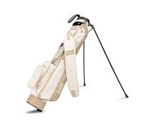 Sunday Golf Loma Bag - Sacca da Golf Leggera con Cinturino e Supporto - Sacca da Golf Pitch n Putt Facile da trasportare - Percorsi Par 3 ed Executive, 31 Pollici di Altezza (Mandorla tostata)