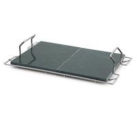 Sunday grill - Bistecchiera In Pietra Ollare Per Barbecue In Muratura Con Manici Sunday Grill cm 60X40