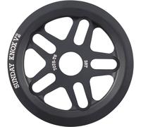 Sunday Knox V2 Pignone - 28t, Nero Guarnitura W/ Protezione Bici BMX