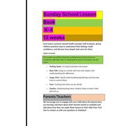 Sunday School Lesson Book grades K-4: The Feelings Book: How God Helps Us with Fear, Anger, and Joy