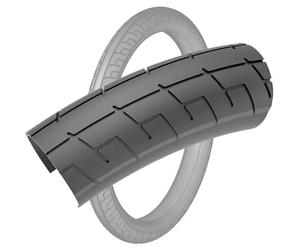 Sunday Street Sweeper V2 20´´ X 2.40 Rigid Urban Tyre Nero 20´´ x 2.40 Black