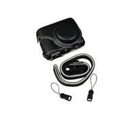 SundayZaZa Custodia protettiva in pelle PU per fotocamera Panasonic Lumix ZS99 TZ99, Nero , Custodia protettiva completa